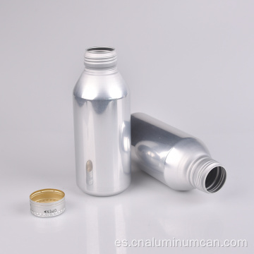 Botella de pared delgada de aluminio